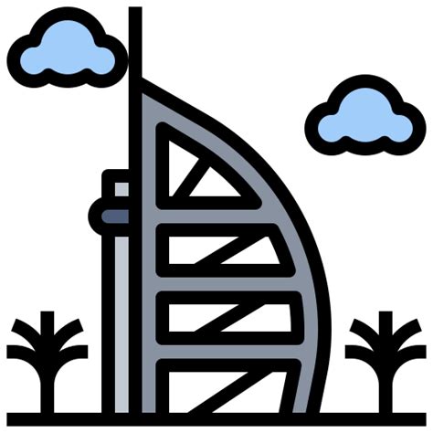 Burj al arab - Free monuments icons