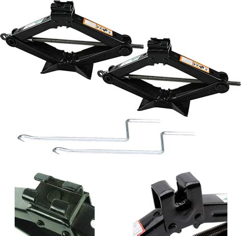 Buy Scissor Screw Jack Lift for Car Van Vehicles 2 Ton 4.2-15 Inch ...