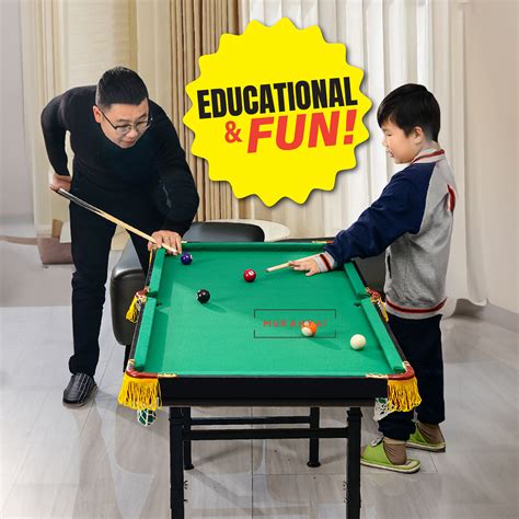 Pool Table Mini 120cm Adjustable Meja Pool billiard table Mini Pool ...