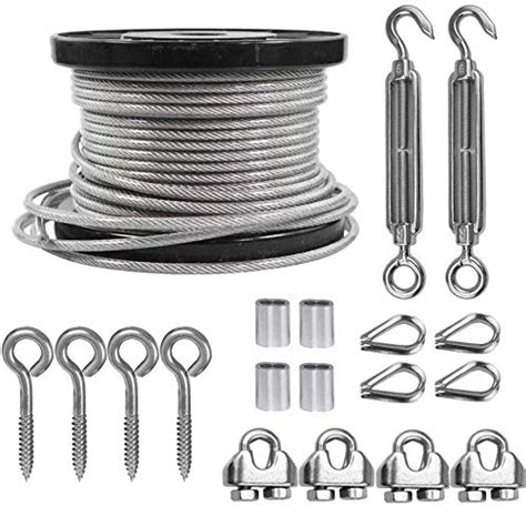 Buy TooTaci3/16 Wire Rope Kit, M6 Turnbuckles for Cables Wire 3/16 with ...