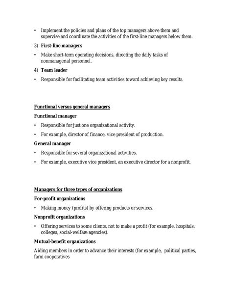 Principles of Management Notes 的图像结果