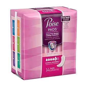 Kimberly-Clark 19568 Poise Pad, Ultra Plus, Side Shields (Pack of 56 ...