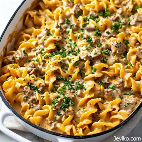 Beef Stroganoff Casserole - Life with Jeviko