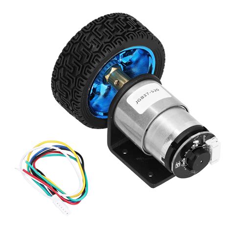Dc Motor Wheel Small Motor Car Kit Encoder Motor Set | Desertcart INDIA