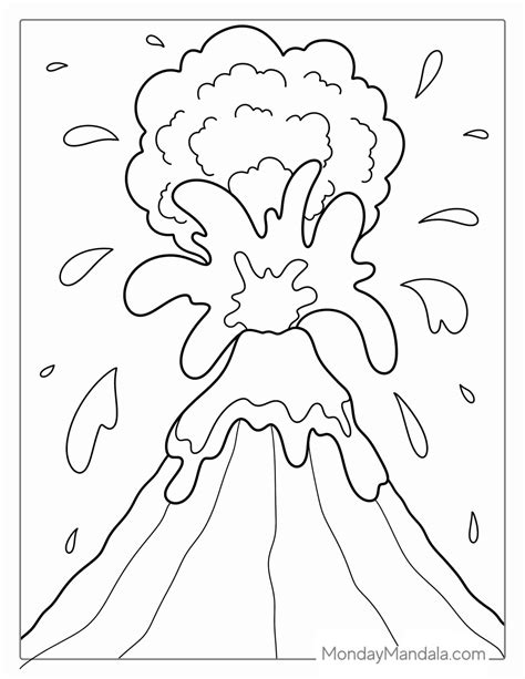 20 volcano coloring pages free pdf printables – Artofit