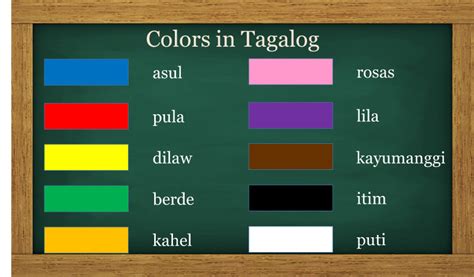 Colors in Tagalog – Learning Filipino