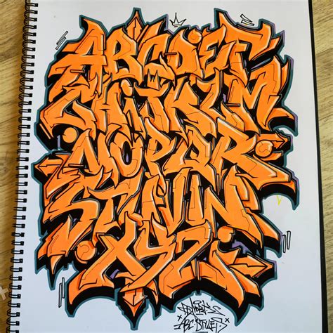 Wildstyle Graffiti Alphabet