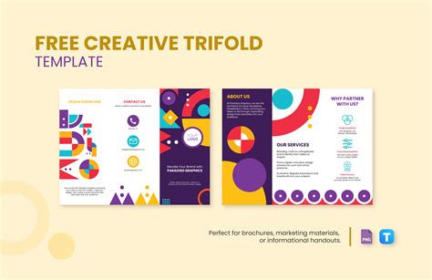 Creative Trifold Template in PNG - Download | Template.net