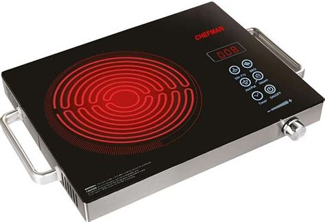 Buy Chefman 2000W Infrared Induction Cooktop - 3 Preset Cooking Modes ...