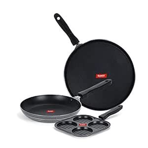 Buy Sumeet NonStick Grys Cookware Set (Dosa Tawa - 26.5Cm Dia + Mini ...