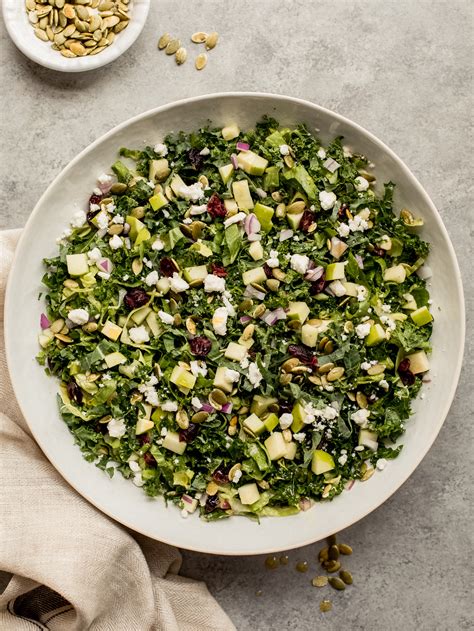 Fall Kale Apple Salad - Little Broken