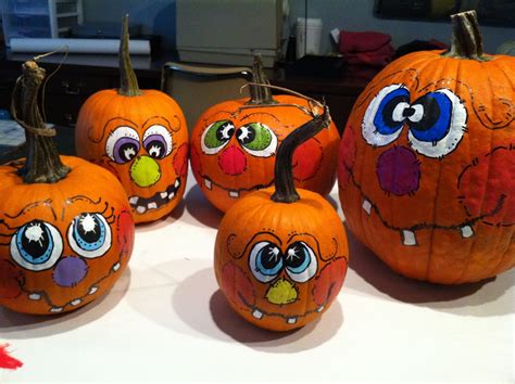 Painted Pumpkin Faces