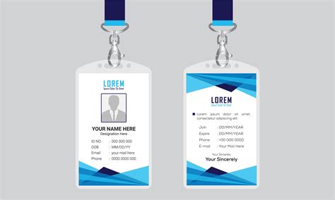 Multipurpose ID Card Design Vector Graphic by musamahamud81 · Creative ...