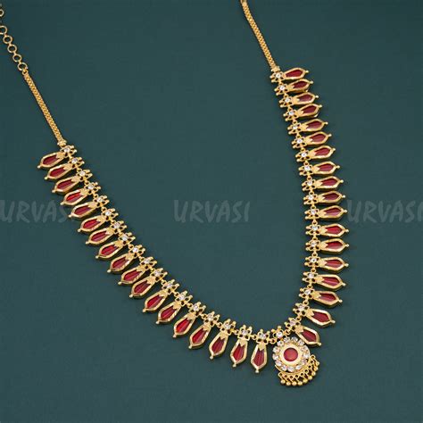 Nagapadam 18+18 Necklace 136 – URVASI LADIES NOVELTIES