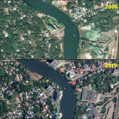 Satellite view: High rise buildings reduced to dust in Kochi