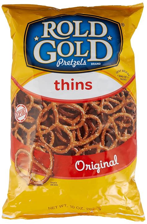 Frito Lay Rold Gold Pretzels Thins Original, 10 oz ℮ 283.5 g : Amazon ...
