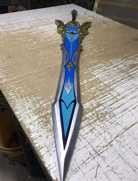 Buy ZHYUHECOS Game Genshin Impact Eula Sword Song of Broken Pines ...