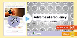 ESL Adverbs of Frequency Powerpoint Lesson [Teens, A1-A2]