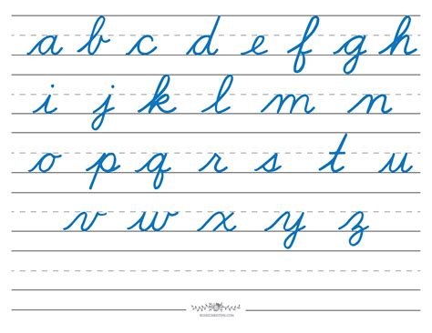 How To Write Cursive Letters Lowercase And Uppercase at Callum Ardill blog