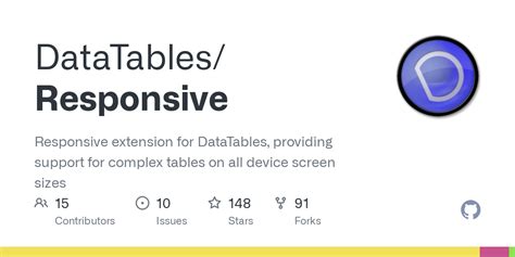 Image result for DataTable Responsive Example