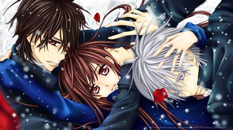 Download Zero Kiryu Yuki Cross Kaname Kuran Anime Vampire Knight 4k ...