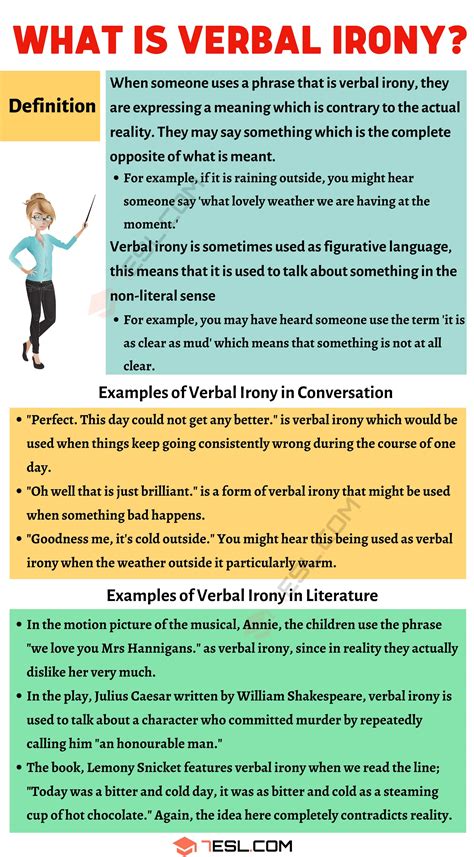 Verbal Irony Examples