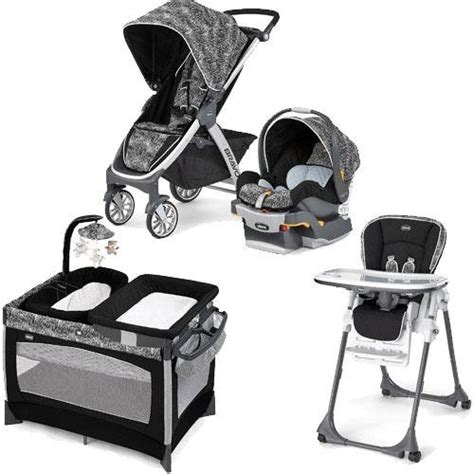 Buy Chicco - Bravo Stroller Trio System with Playard and High Chair ...