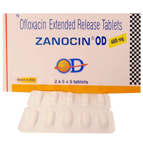 Zanocin OD 400 mg Tablet | Uses, Side Effects, Price | Apollo Pharmacy