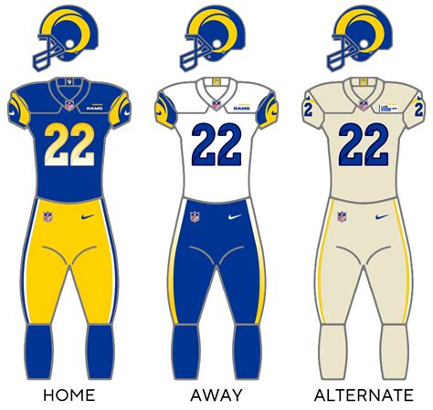 File:Los Angeles Rams Uniforms 2022-Present.png - Wikimedia Commons