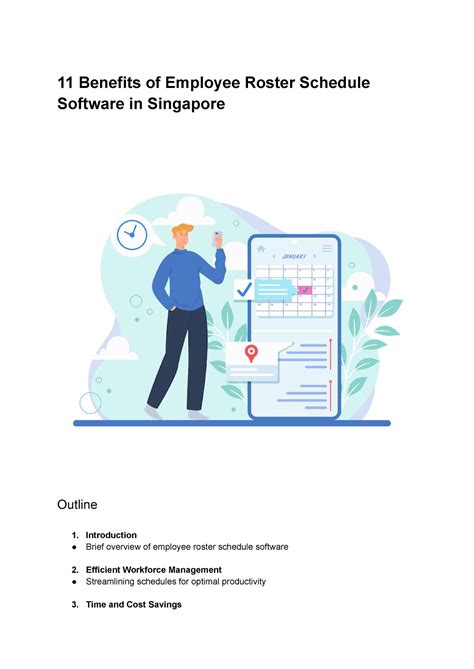 11 Benefits of Employee Roster Schedule Software in Singapore ...