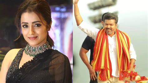 Trisha wishes Vijay on his political dream 'He deserves it'; Kamal ...