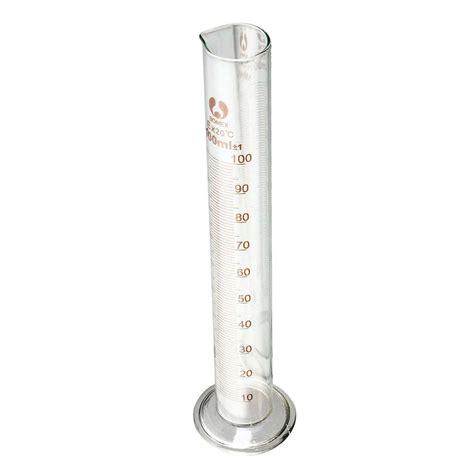 100ml Graduated Glass Measuring Cylinder Chemistry Laboratory Measure ...