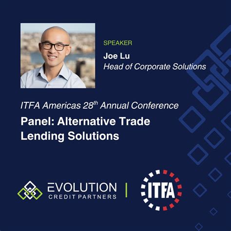 Evolution Credit Partners is attending and speaking at the ITFA ...