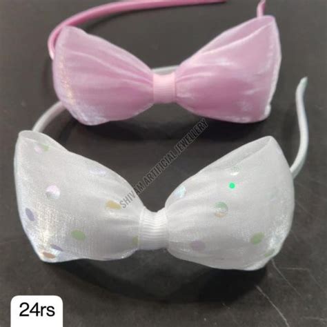 Organza Bow Style Hair Band Set Exporters and Suppliers from Ambala