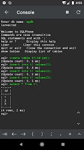 SQLPhone : SQL Interpreter – Apps on Google Play