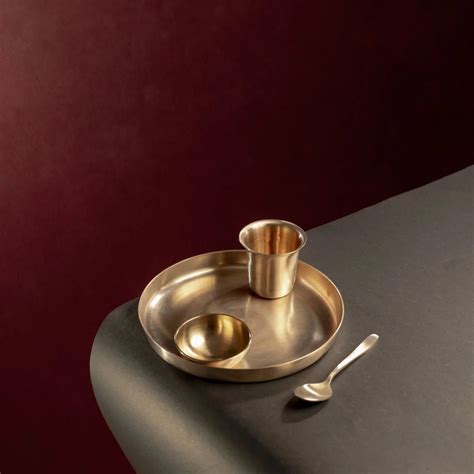 Ekanta Kansa Annam Utensils-Kansa Serveware | Shop Now | Zishta.com