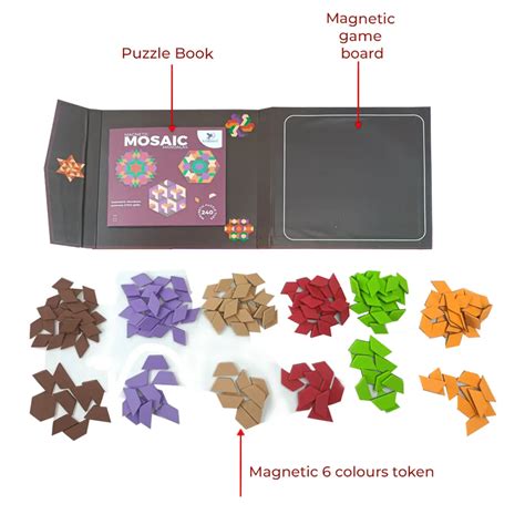 Toykraftt Mandala Mosaics Magnetic Mind Game Mandala Art Kit ...