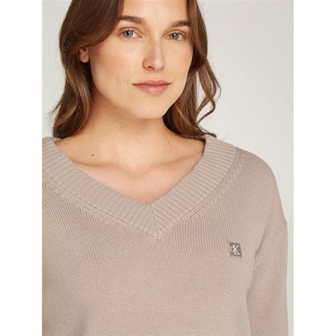 Calvin Klein Jeans | V- Neck Pullover sweater | Goat | SportsDirect.com
