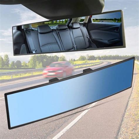 Universal Car Rearview Mirror, Wide Angle Rear View Blind Spot Mirror ...