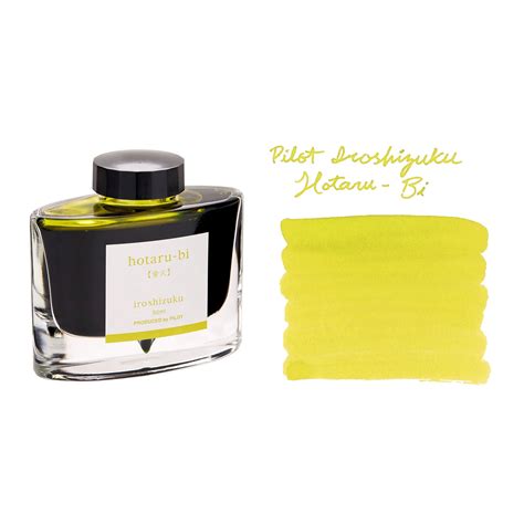 Buy Pilot Iroshizuku Hotaru-bi Yellow Green Ink | Pilot Inks | Makoba
