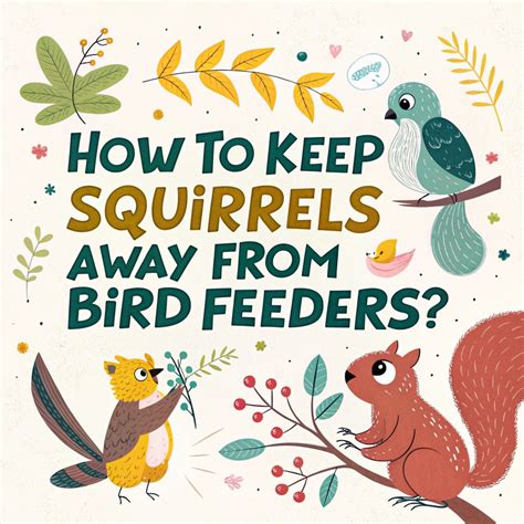 How to Keep Squirrels Away from Bird Feeders? - Protecting Your Avian ...
