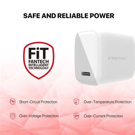 Kucni punjac Fantech PowerGO CWD101 PD 20W beli - Mob-Shop