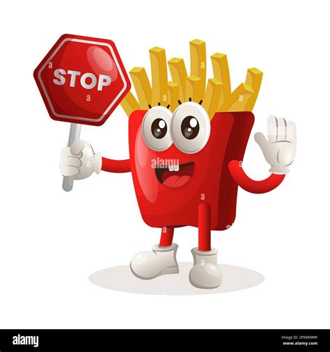 Cute Cartoon Stop Sign