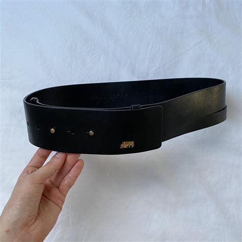 Miss Sixty Women's Black Belt | Depop