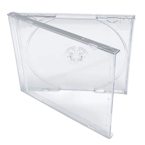 Amazon.com: KEYIN Premium Clear CD Jewel Cases - Standard Size, 50-Pack ...