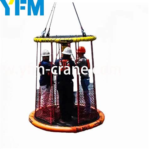 Certified Personnel Man Ridding Baskets Personnel Lifting Basket for ...
