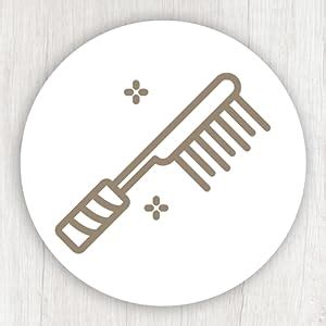 Buy ROZIA Pro Hair Combs for Women Round Brush for Blow Drying with ...