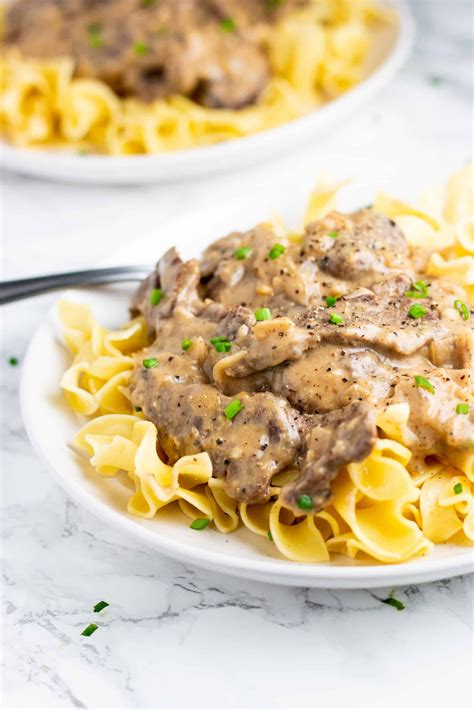 Healthy beef stroganoff – Artofit