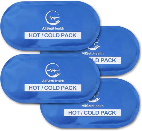 Amazon.com: Reusable Hot and Cold Gel Soft Ice Packs - 4 Pack Large Gel ...