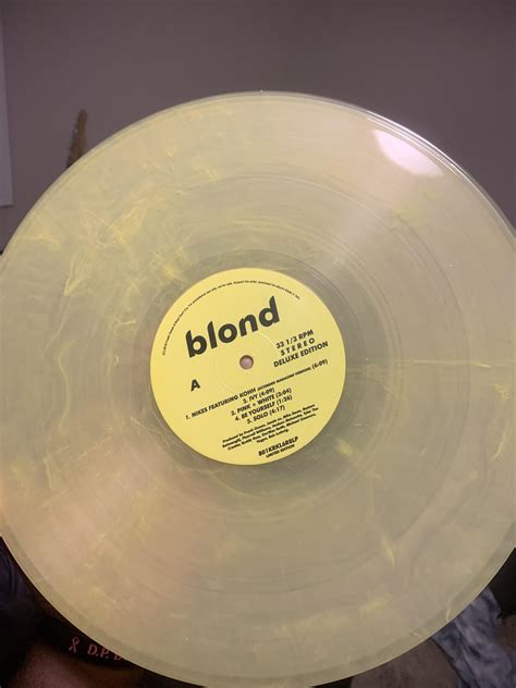 Frank Ocean Blond Vinyl - Music